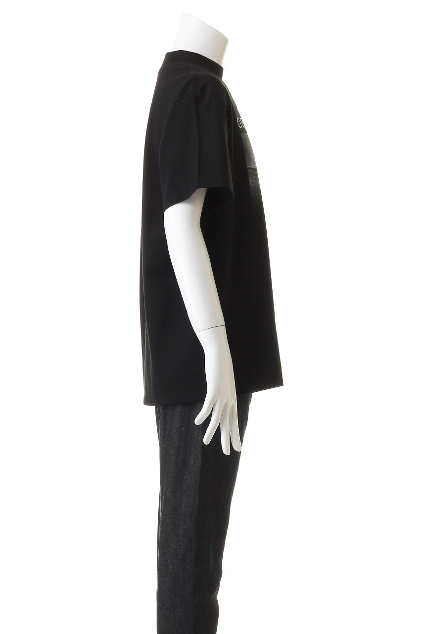 OBSIDIAN(オブシディアン)｜【MEN】PRINT MOCKNECK T/ブラック