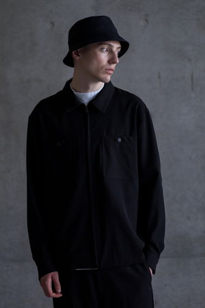 オブシディアン/OBSIDIANの【MEN】CLEAR TWILL ZIP UP BLOUSON