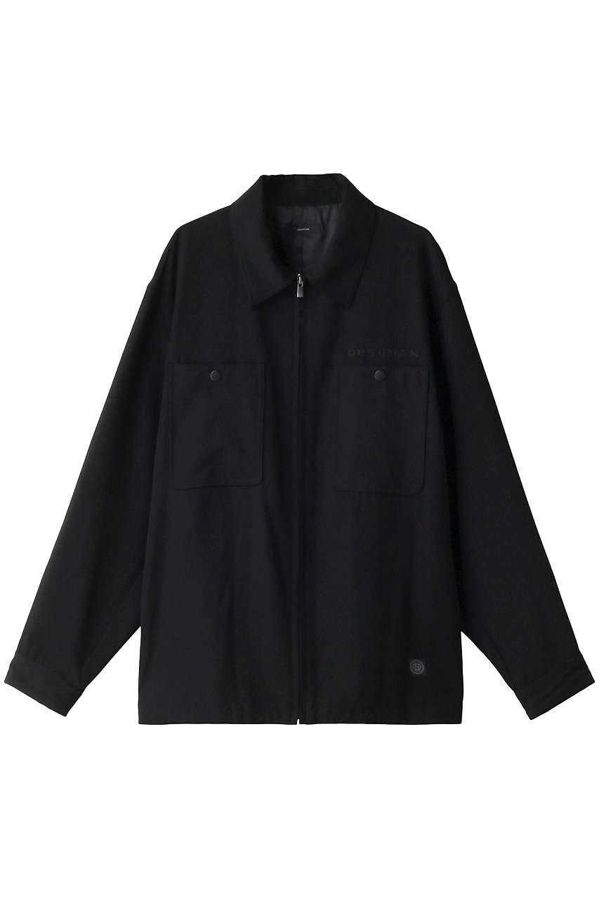 オブシディアン/OBSIDIANの【MEN】CLEAR TWILL ZIP UP BLOUSON(Black/ODM23AB019)