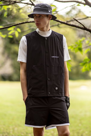 オブシディアン/OBSIDIANの【MEN】NYLON VEST