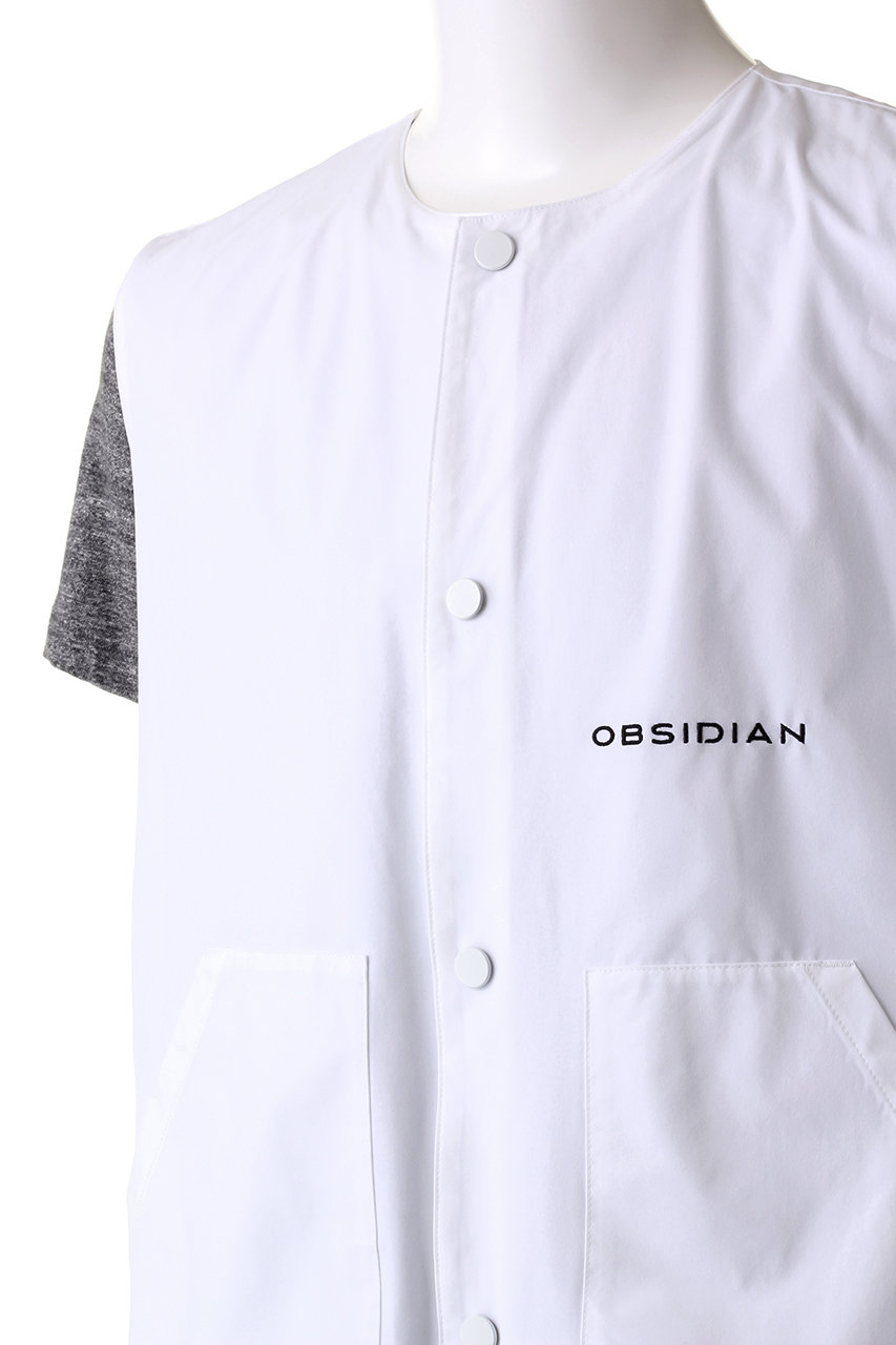 OBSIDIAN(オブシディアン)｜【MEN】NYLON VEST/ブラック の通販