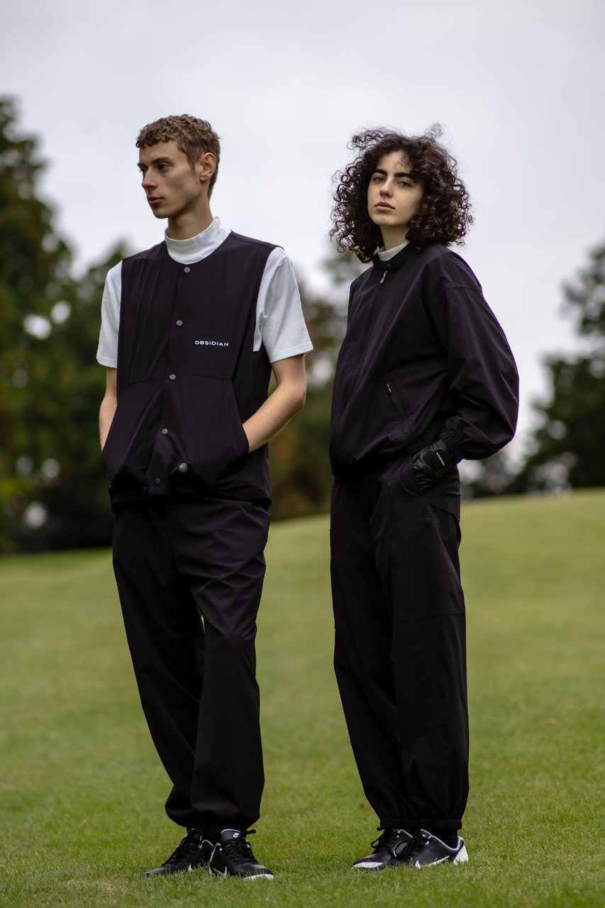 OBSIDIAN ゴルフ 4WAY STRETCH TAFFETA JACKET OBSIDIAN ゴルフ 4WAY