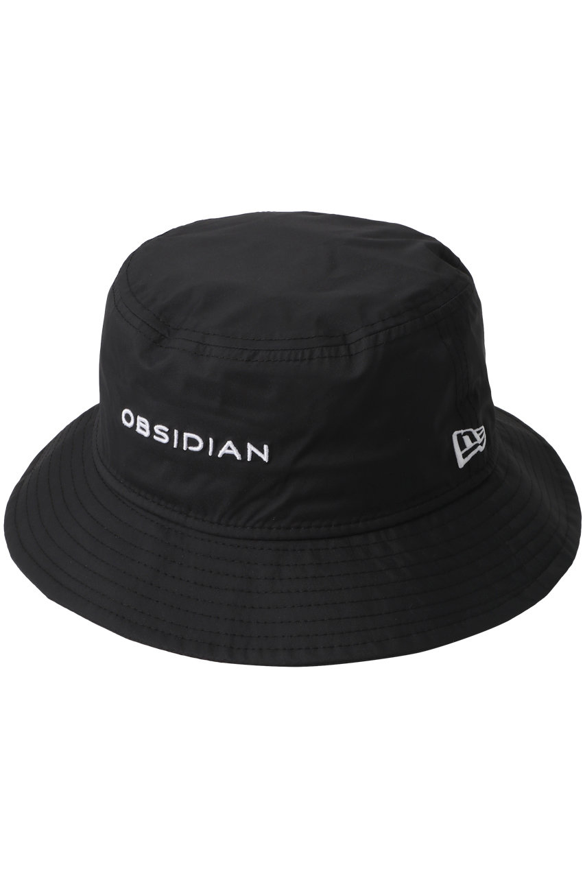 OBSIDIAN 【UNISEX】NEW ERA × OBSIDIAN CLASSIC LOGO HAT (ブラック, M/L) オブシディアン ELLE SHOP