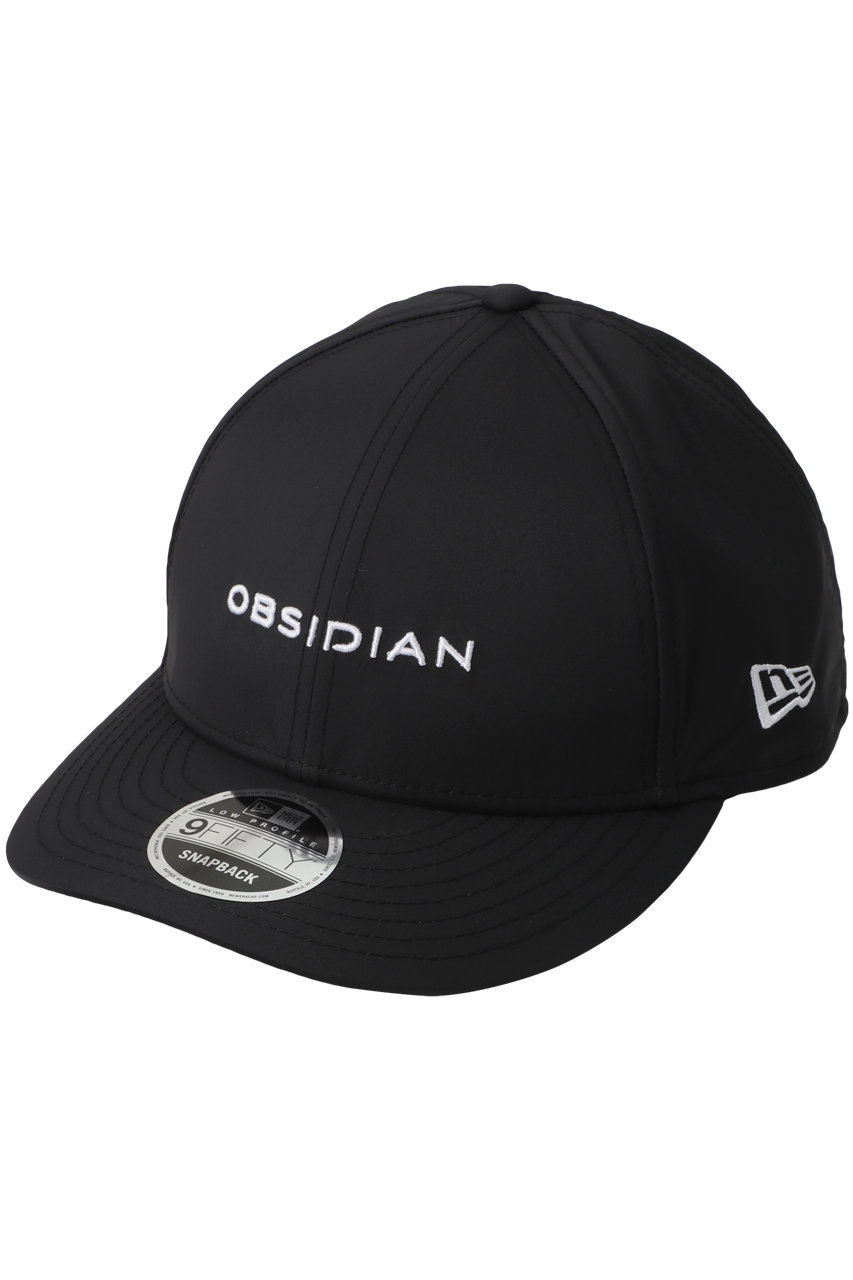 OBSIDIAN 【UNISEX】NEW ERA × OBSIDIAN CLASSIC LOGO CAP (ブラック, F) オブシディアン ELLE SHOP