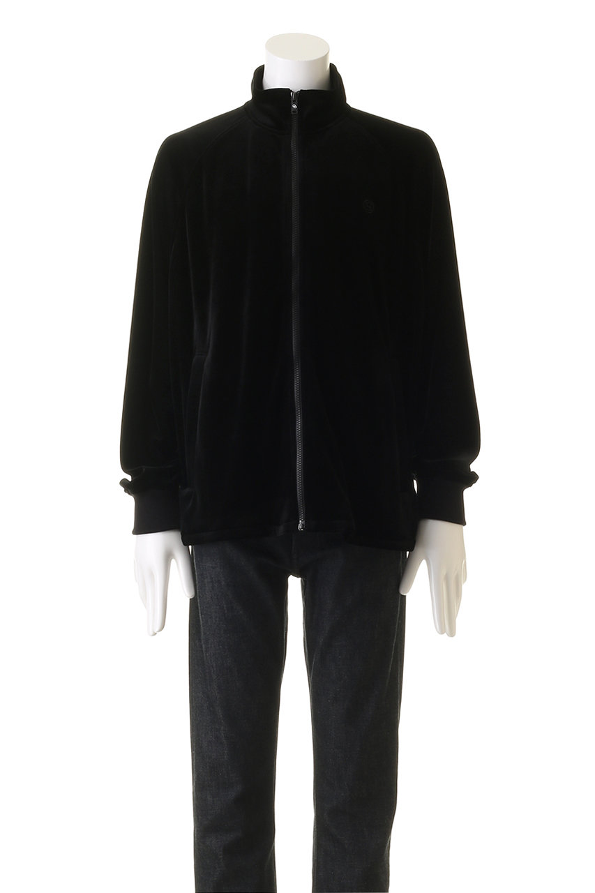 OBSIDIAN(オブシディアン)｜【MEN】VELOURS ZIP UP BLOUSON/ブラック