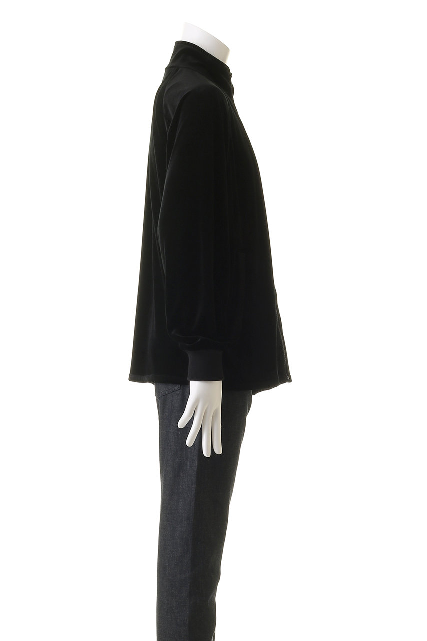 OBSIDIAN(オブシディアン)｜【MEN】VELOURS ZIP UP BLOUSON/ブラック