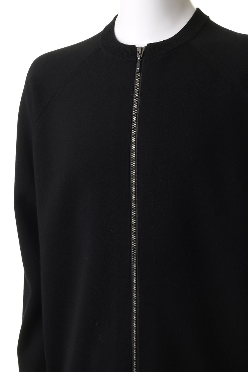 OBSIDIAN(オブシディアン)｜【MEN】18GG 2PLY ZIP CARDIGAN/ブラック