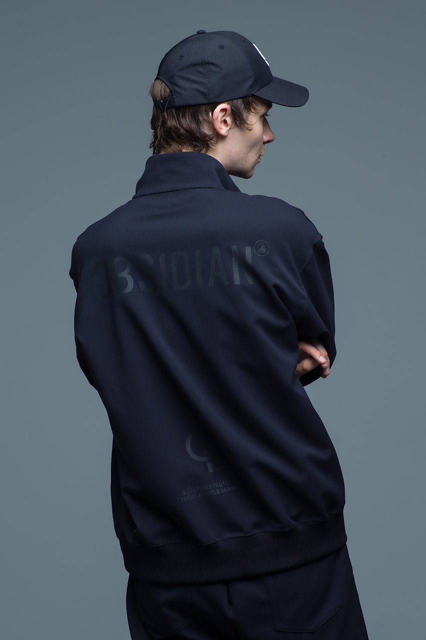 OBSIDIAN(オブシディアン)｜【MEN】JERSEY JACKET/ブラック の