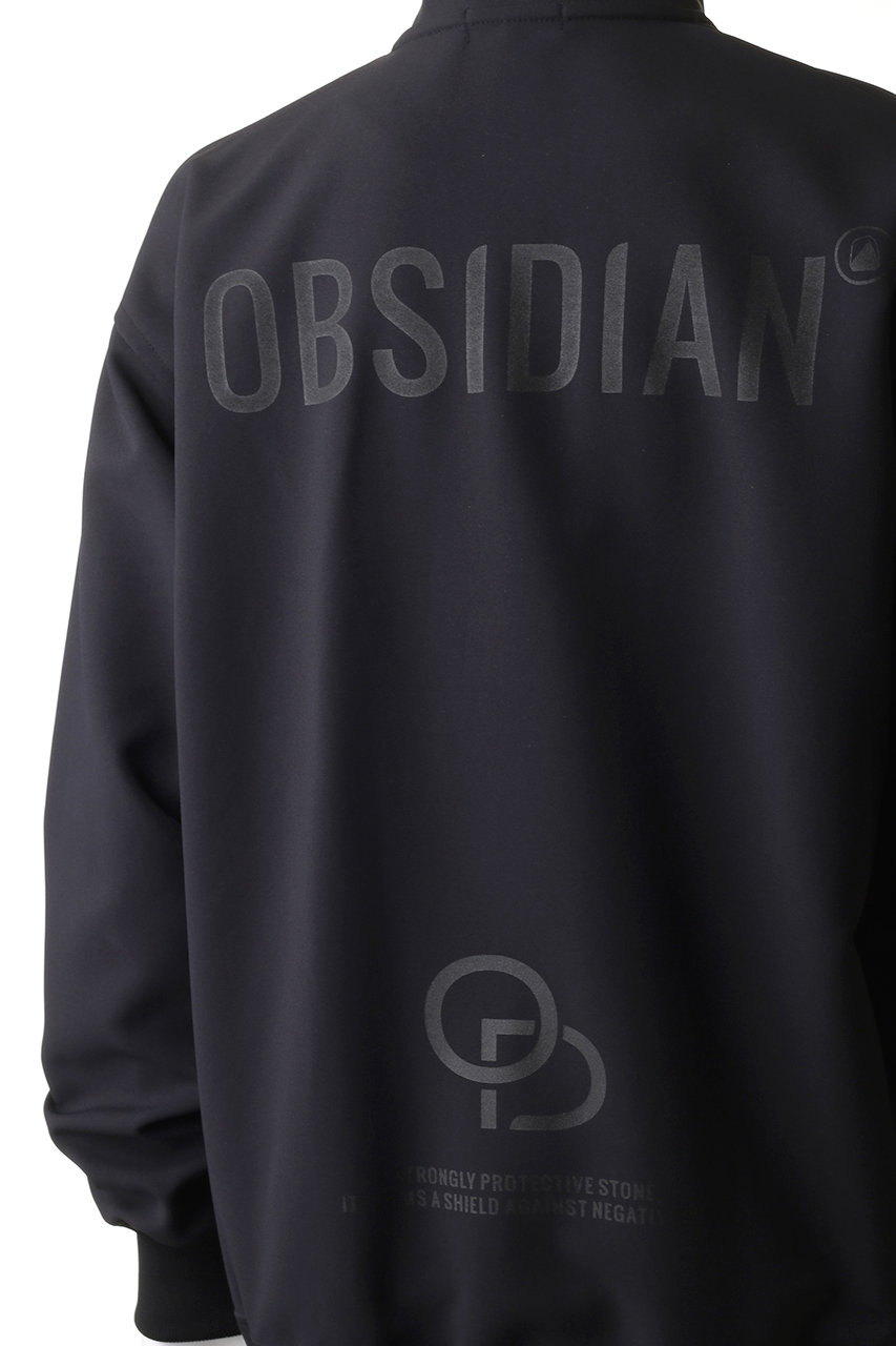 OBSIDIAN(オブシディアン)｜【MEN】JERSEY JACKET/ブラック の