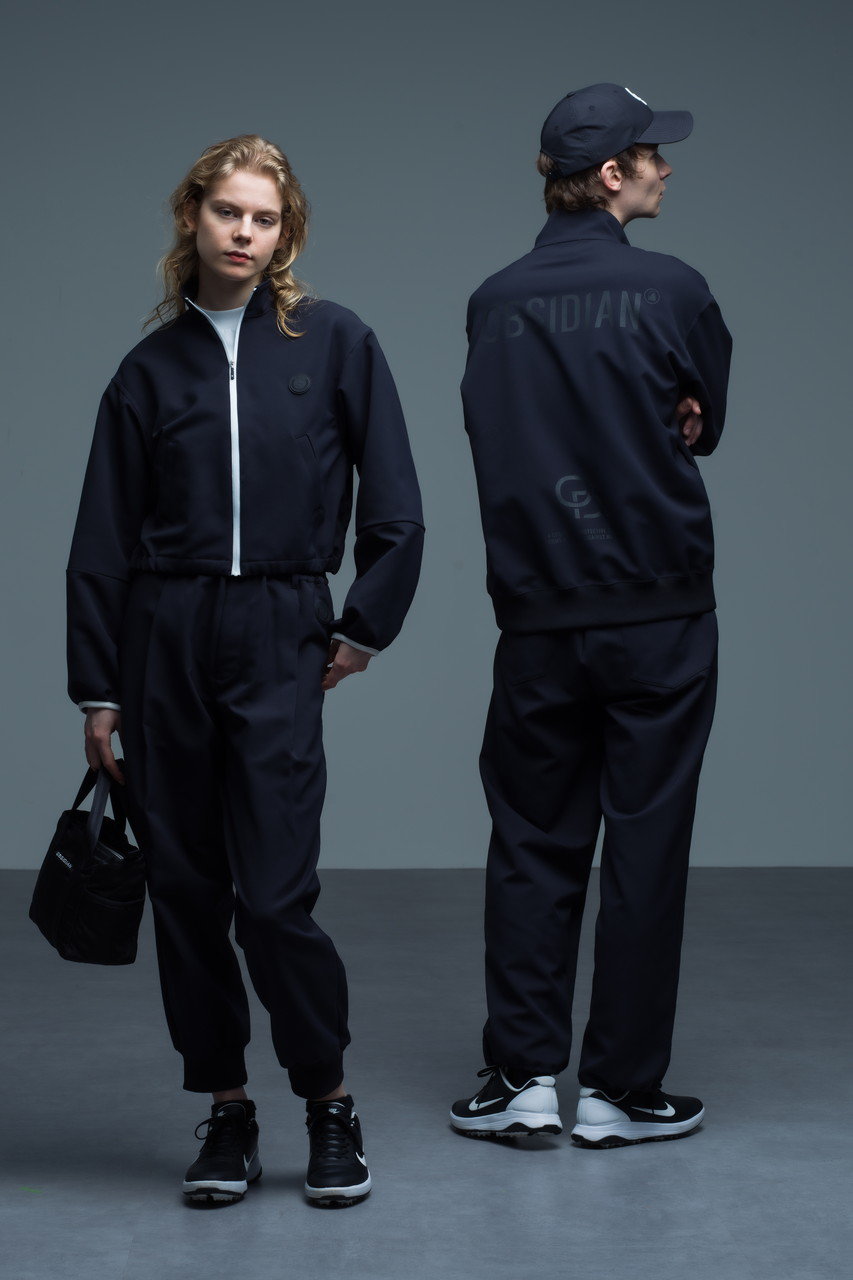 OBSIDIAN(オブシディアン)｜WIDE JOG PANTS/ブラック の通販｜ELLESHOP