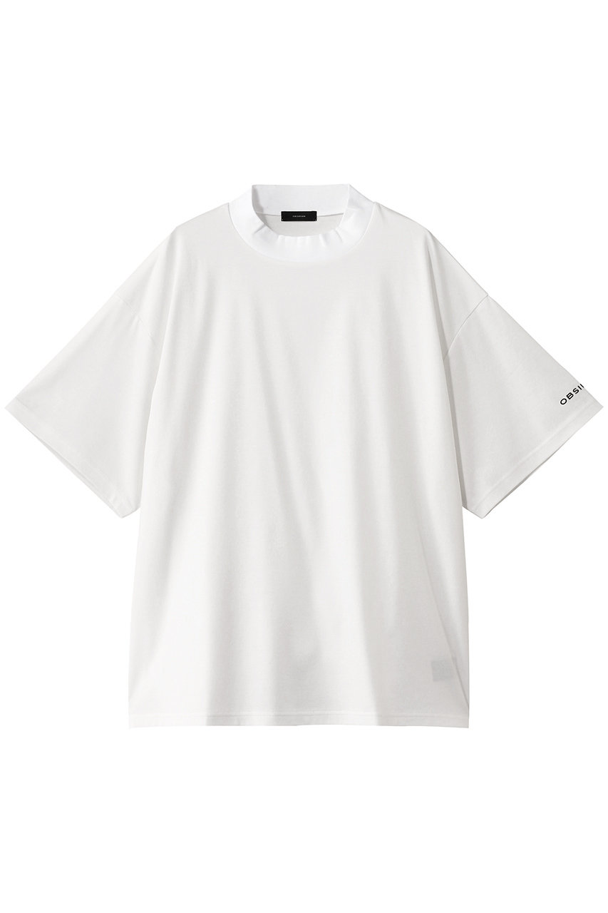 OBSIDIAN 【MEN】MOCK NECK OGC TEE (ホワイト, M) オブシディアン ELLE SHOP OBSIDIAN 【MEN】MOCK NECK OGC TEE (ホワイト, M) オブシディアン ELLE SHOP