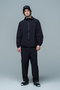 【MEN】DETACHABLE HOODED JACKET オブシディアン/OBSIDIAN