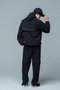 【MEN】DETACHABLE HOODED JACKET オブシディアン/OBSIDIAN