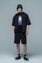 【MEN】DETACHABLE HOODED JACKET オブシディアン/OBSIDIAN