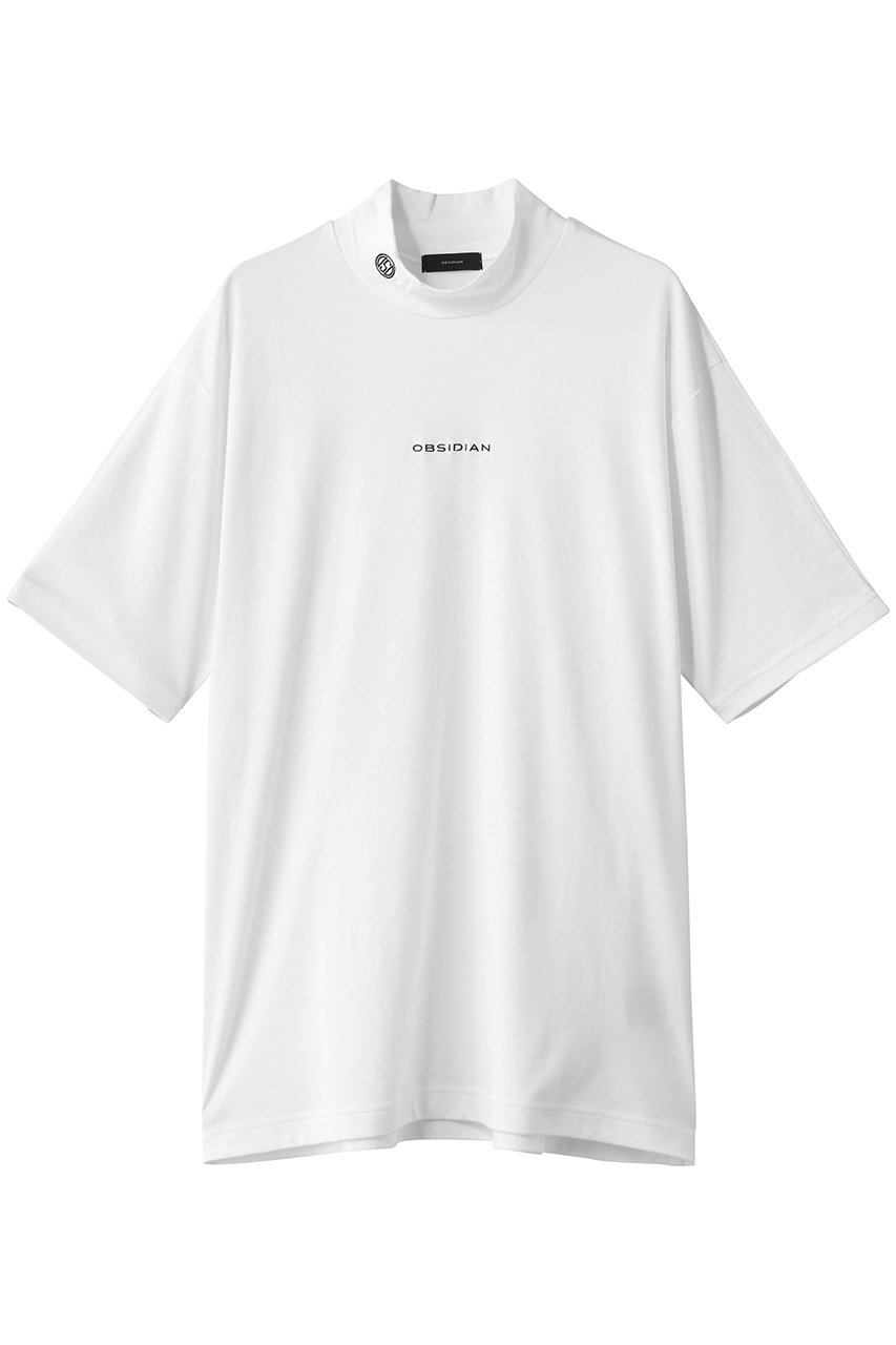 OBSIDIAN 【MEN】SUVIN PLATINUM SMOOTH SHORT SLEEVE TURTLE (ホワイト, L) オブシディアン ELLE SHOP