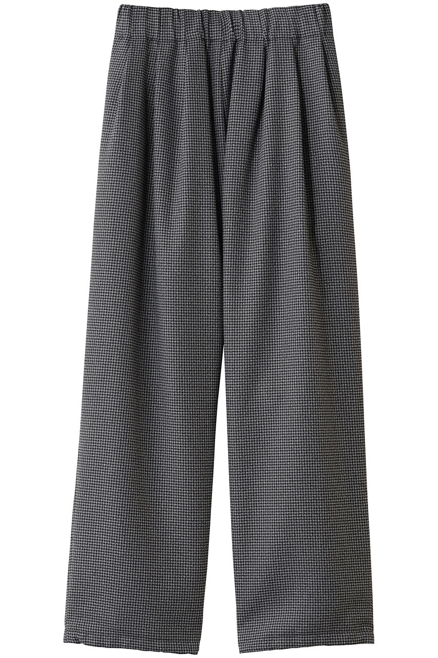 CHECK HIGH WAIST GATHER PT