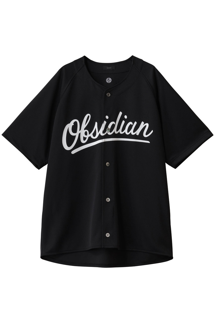 OBSIDIAN 【MEN】BASEBALL SHIRT (ブラック, M) オブシディアン ELLE SHOP OBSIDIAN 【MEN】BASEBALL SHIRT (ブラック, M) オブシディアン ELLE SHOP