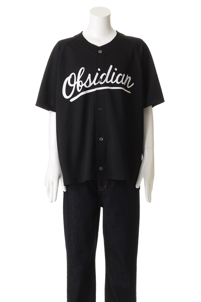 OBSIDIAN(オブシディアン)｜【MEN】BASEBALL SHIRT/ブラック の通販