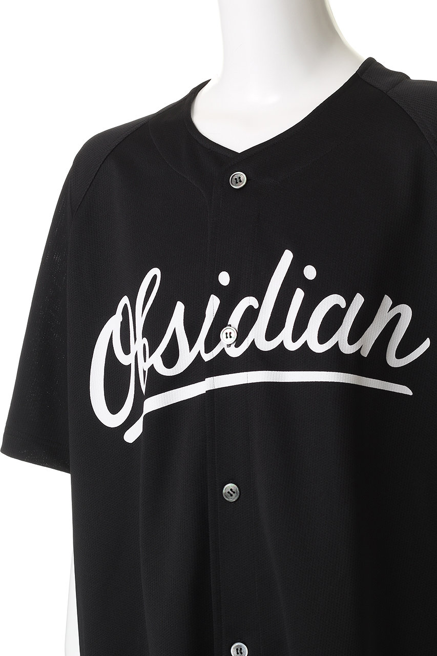 OBSIDIAN(オブシディアン)｜【MEN】BASEBALL SHIRT/ブラック の通販