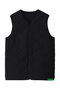 【MEN】RIPSTOP 2WAY STRETCH NYLON VEST オブシディアン/OBSIDIAN ブラック