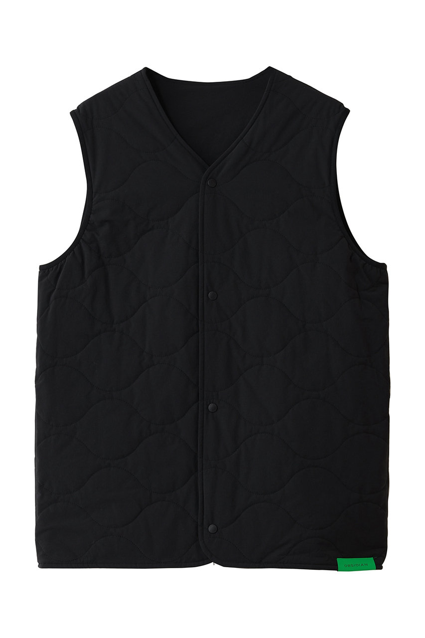 オブシディアン/OBSIDIANの【MEN】RIPSTOP 2WAY STRETCH NYLON VEST(ブラック/ODM25AV017)