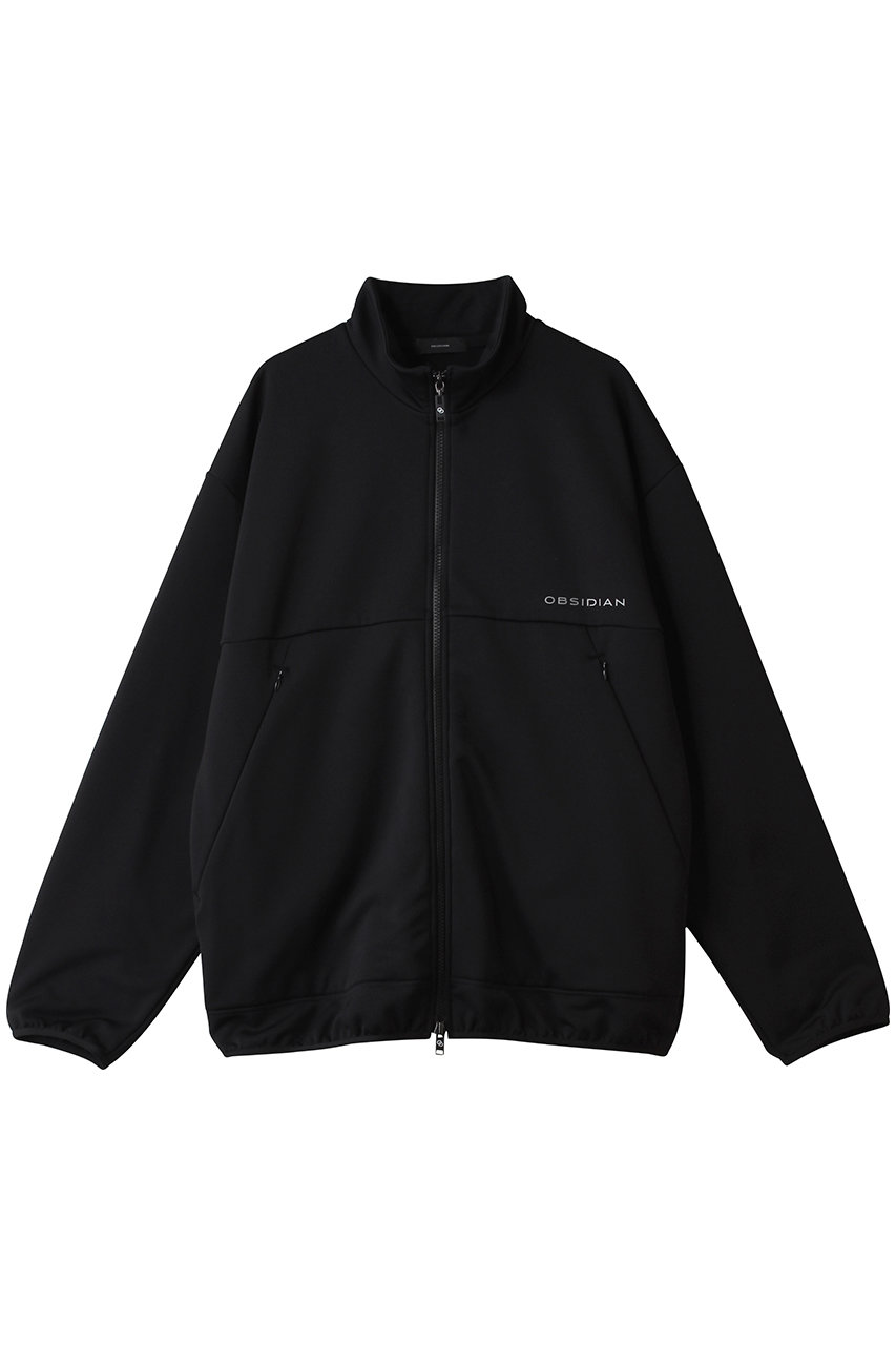 OBSIDIAN 【MEN】CORDURA URA FLEECE JK (ブラック, S) オブシディアン ELLE SHOP