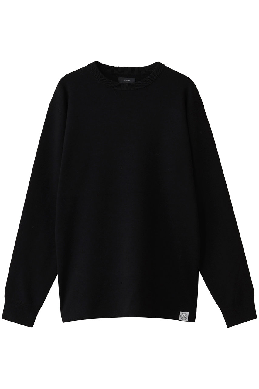 オブシディアン/OBSIDIANの【MEN】14G CREW NECK(ブラック/ODM25AK004)