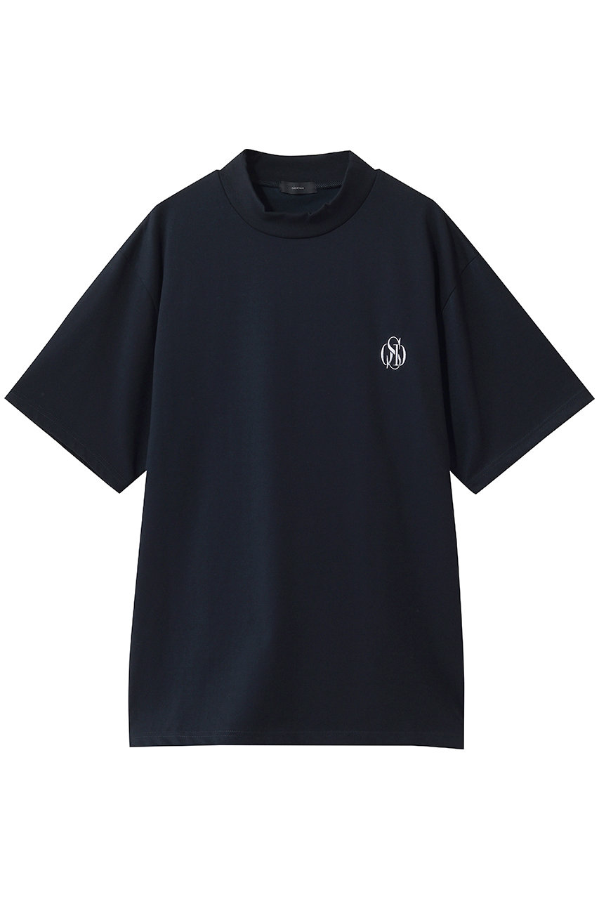 オブシディアン/OBSIDIANの【MEN】CREST MOCK NECK T-SHIRT(ネイビーブルー/ODM26ST012)