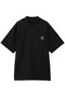 【MEN】CREST MOCK NECK T-SHIRT オブシディアン/OBSIDIAN ブラック
