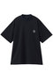【MEN】PIQUE MOCK NECK T-SHIRT オブシディアン/OBSIDIAN ネイビーブルー