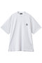 【MEN】PIQUE MOCK NECK T-SHIRT オブシディアン/OBSIDIAN ホワイト