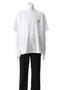 【MEN】PIQUE MOCK NECK T-SHIRT オブシディアン/OBSIDIAN