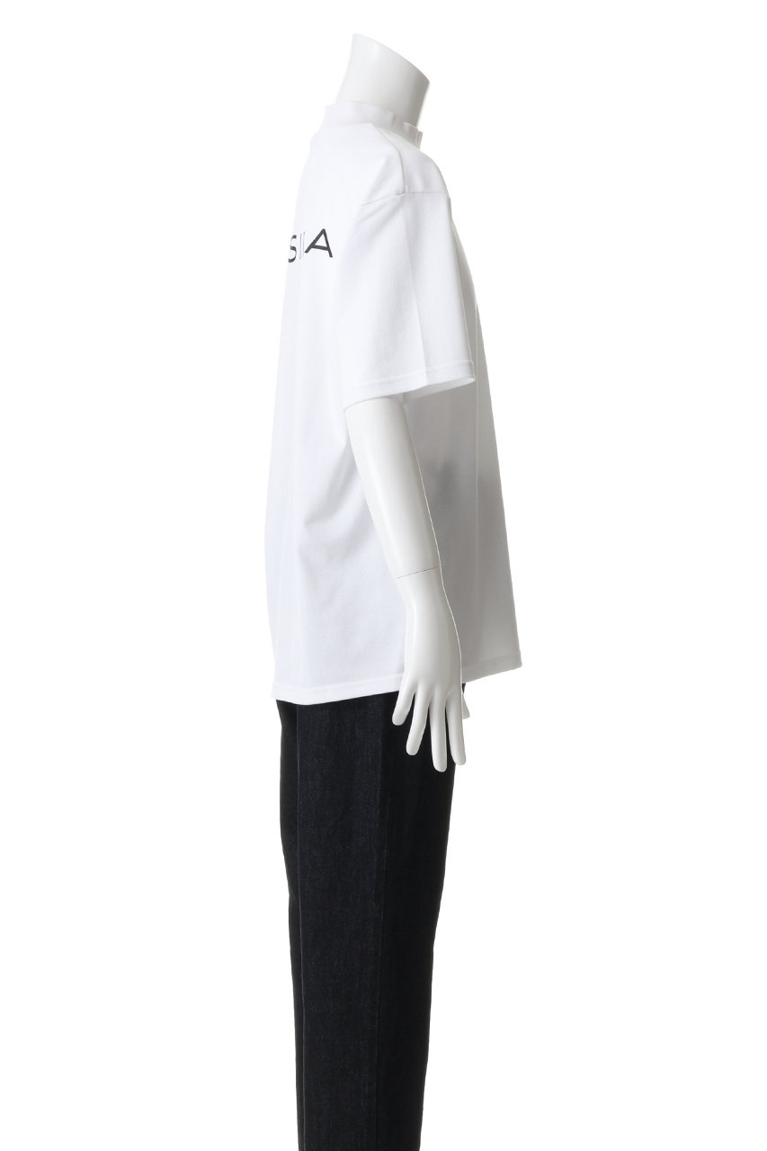 OBSIDIAN(オブシディアン)｜【MEN】PIQUE MOCK NECK T-SHIRT/ブラック