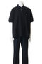【MEN】PIQUE BIG POLO SHIRT オブシディアン/OBSIDIAN