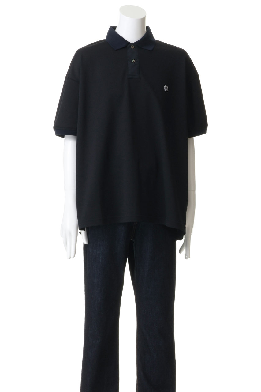 OBSIDIAN(オブシディアン)｜【MEN】PIQUE BIG POLO SHIRT/ネイビー