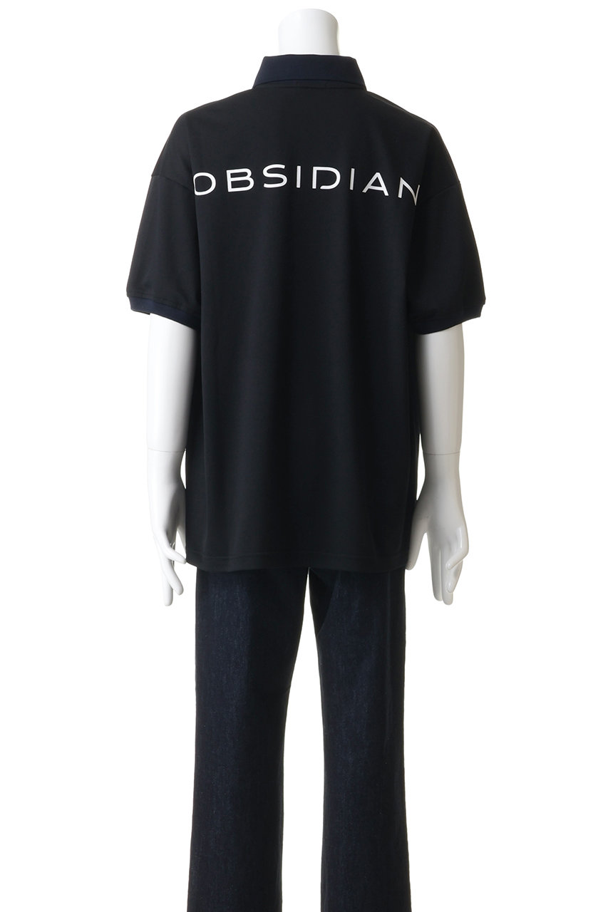 OBSIDIAN(オブシディアン)｜【MEN】PIQUE BIG POLO SHIRT/ネイビー
