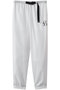【MEN】RIPSTOP ADJUSTABLE BELT JOGGER PANTS オブシディアン/OBSIDIAN ホワイト