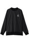 【MEN】RIPSTOP MOCK NECK PULLOVER オブシディアン/OBSIDIAN ブラック