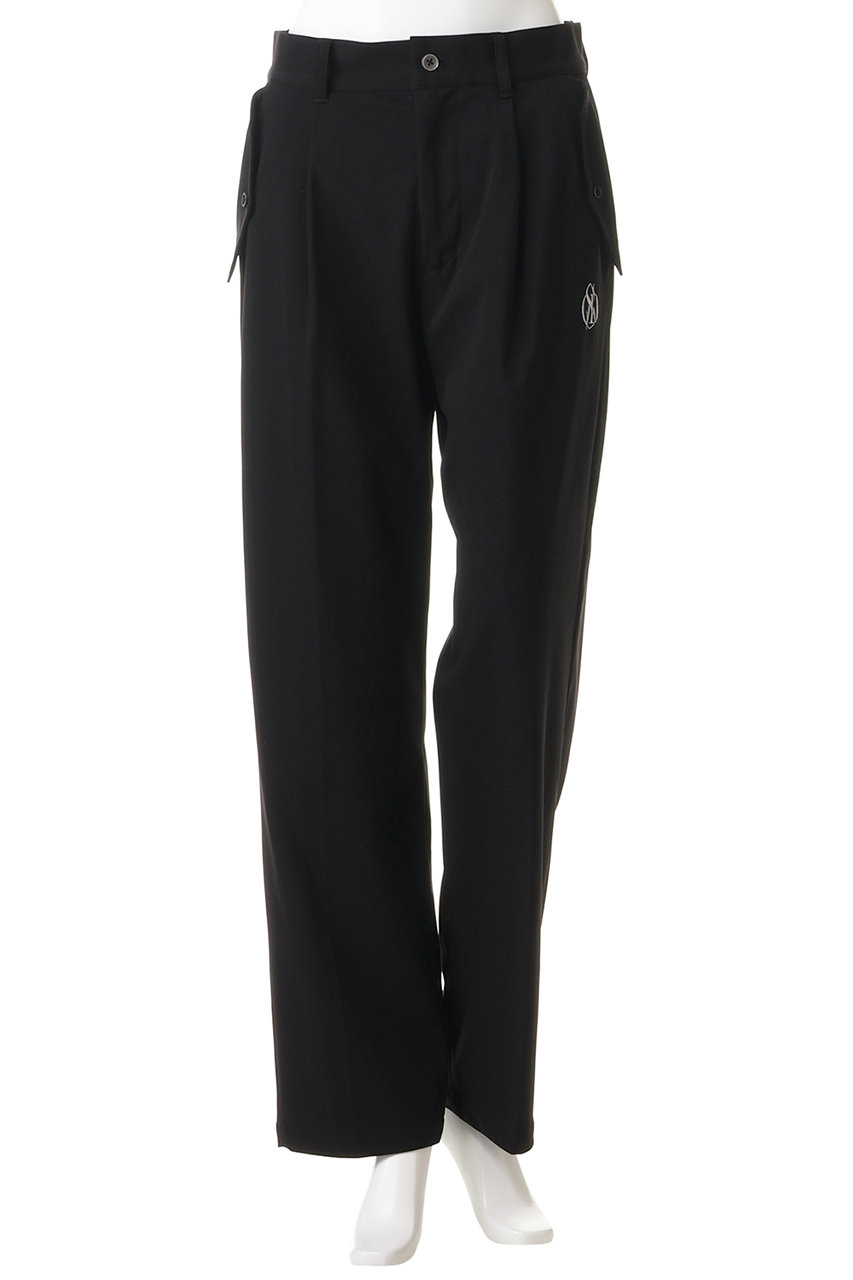 OBSIDIAN(オブシディアン)｜TRICOT OFFICER PANTS/ブラック の通販