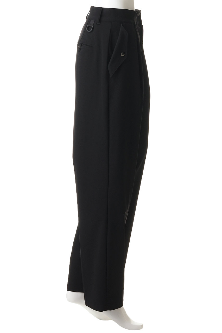 OBSIDIAN(オブシディアン)｜TRICOT OFFICER PANTS/ブラック の通販