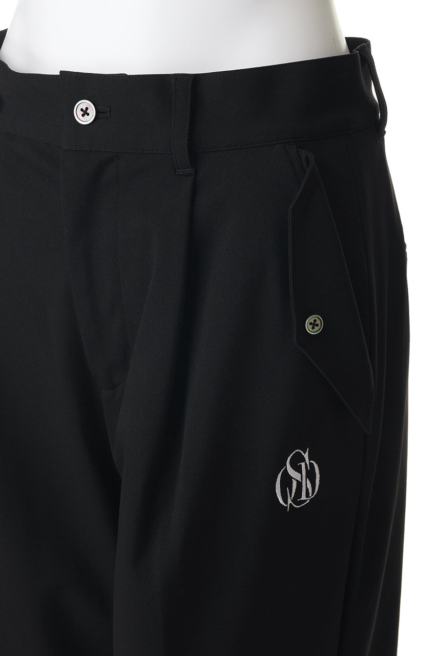 OBSIDIAN(オブシディアン)｜TRICOT OFFICER PANTS/ブラック の通販