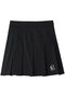 STRETCH PLEATED SKIRT オブシディアン/OBSIDIAN ブラック