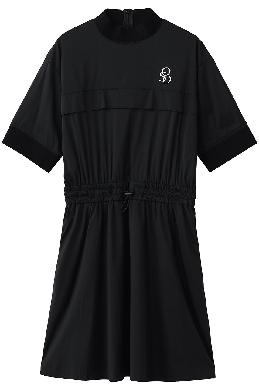 オブシディアン/OBSIDIANのSTRETCH MOCK NECK ONE PIECE(ブラック/ODW26SO001)