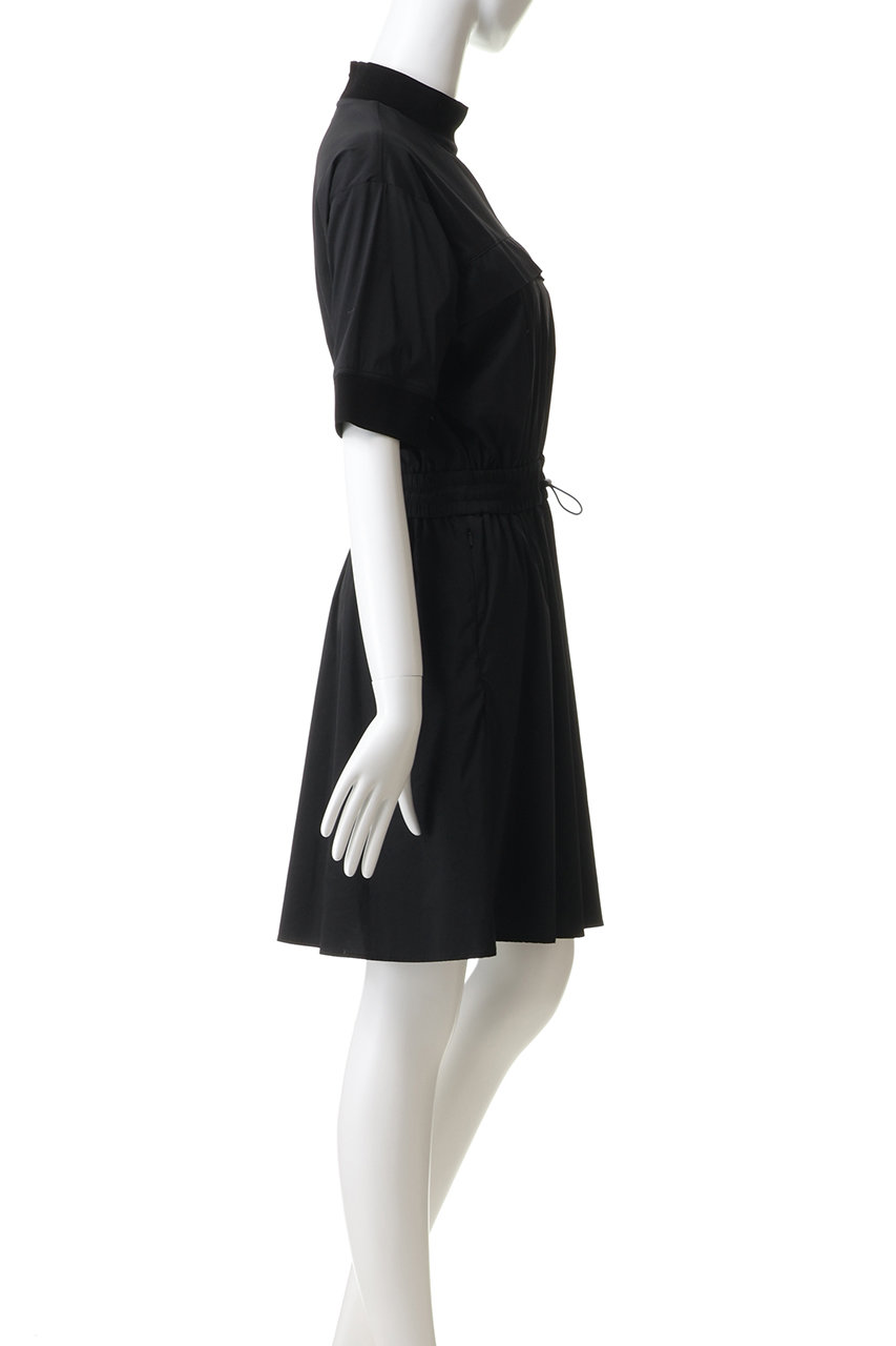 OBSIDIAN(オブシディアン)｜STRETCH MOCK NECK ONE PIECE/ブラック の