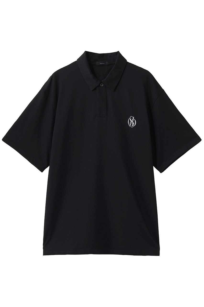 オブシディアン/OBSIDIANの【MEN】CREST POLO SHIRTS(ブラック/ODM26SS011)