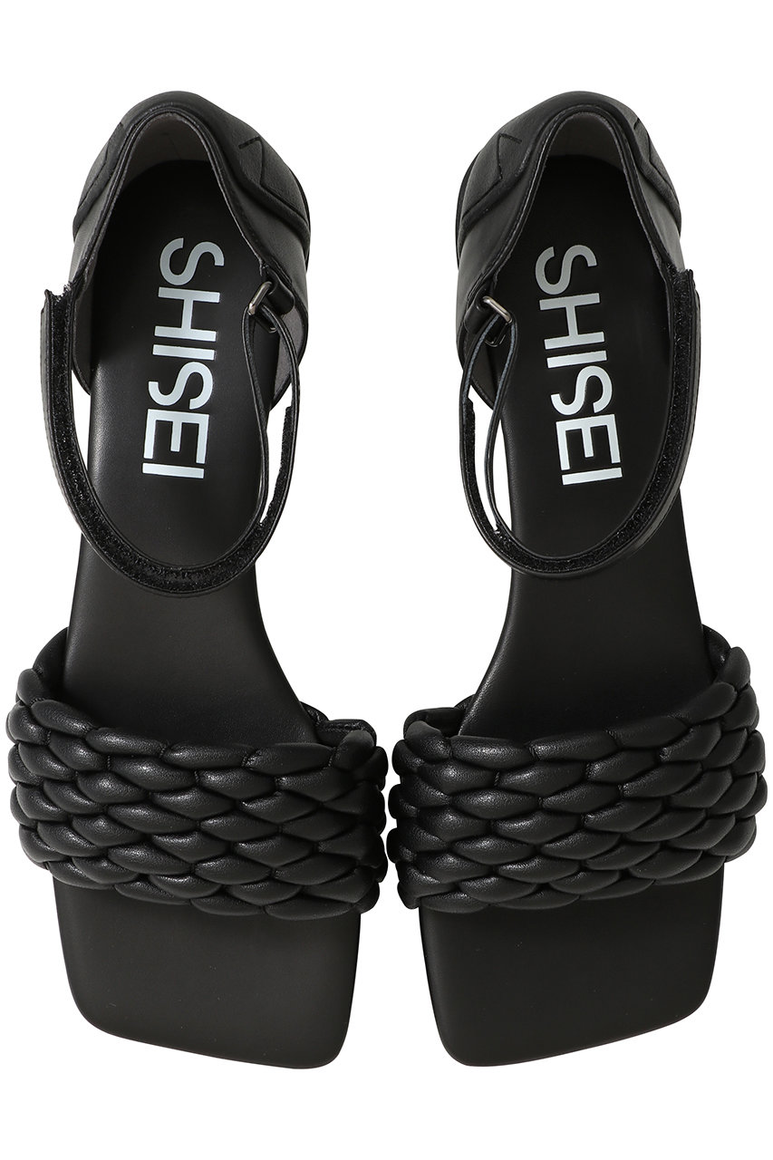 SHISEI(シーセイ)｜PADDED MESH SANDALS/ブラック の通販