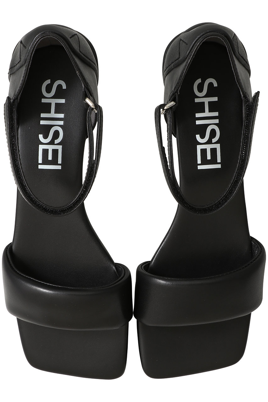 良質  SHISEI(シーセイ)｜PADDED の通販｜ELLESHOP SANDALS/ブラック 靴