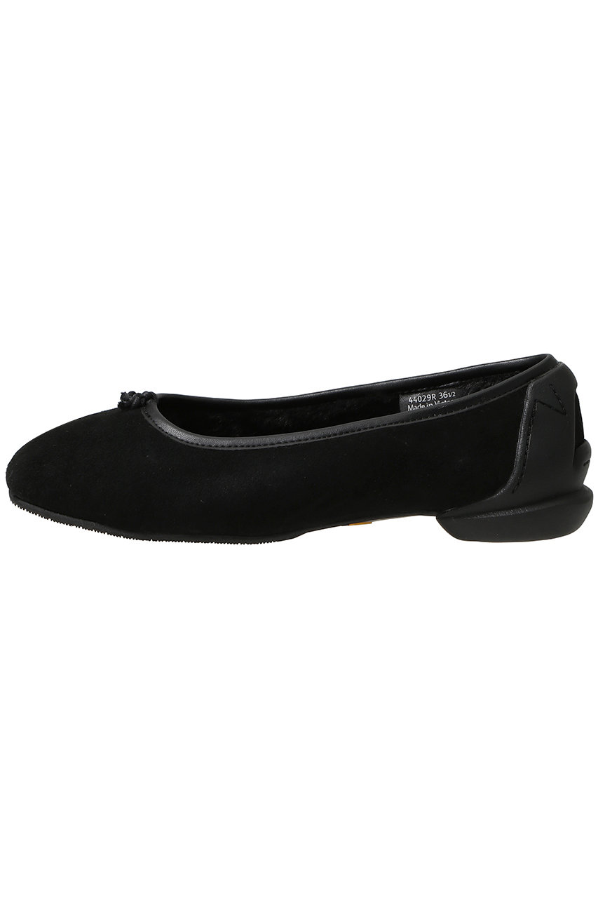 SHISEIスエードバレエフラット（レイン対応） SHISEI(シーセイ)｜BALLET SUEDE（レイン対応）/ブラック の通販
