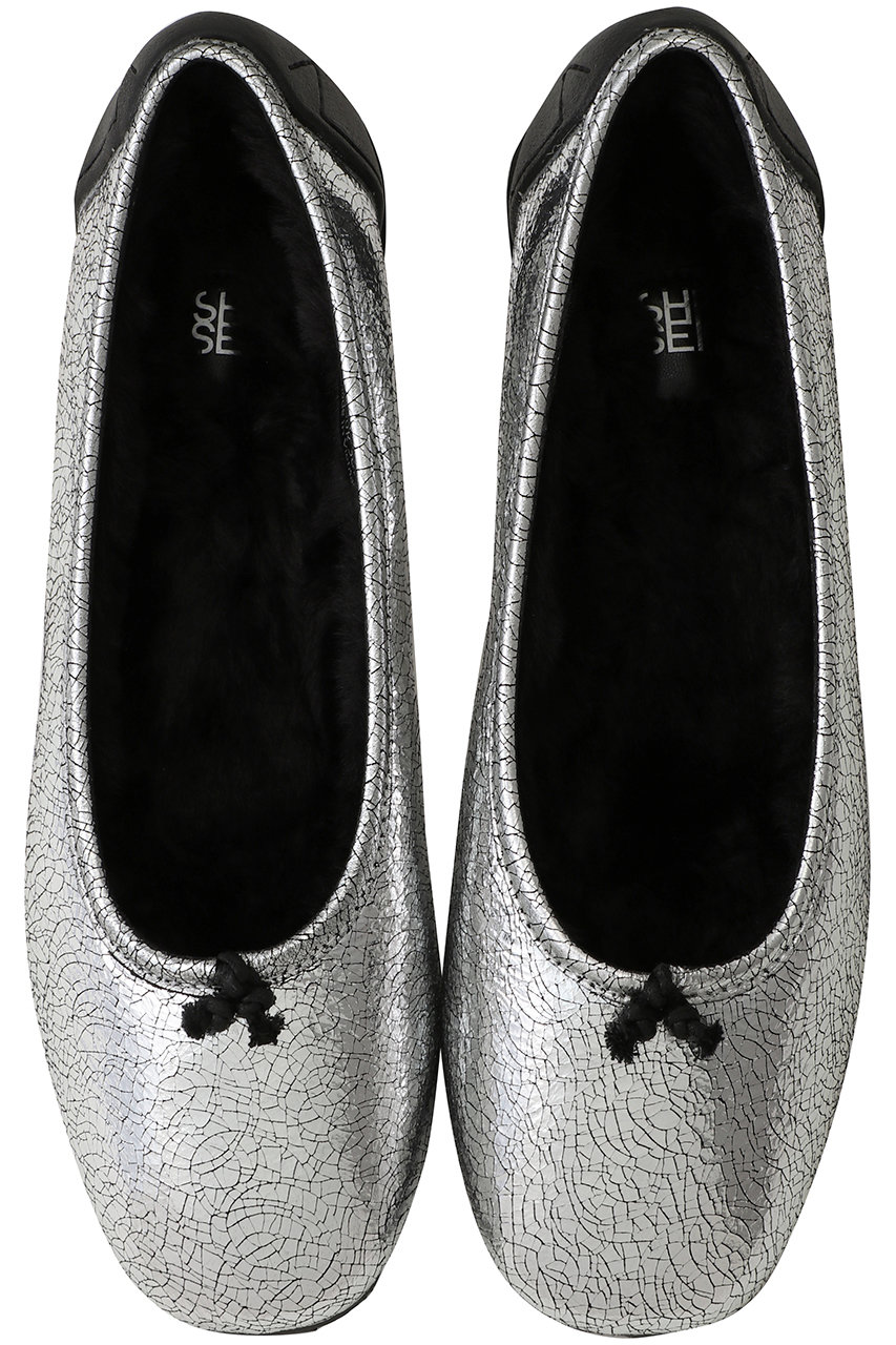 SHISEI バレエシューズ　シルバー　37.5 GATHER BALLET_METALIC / SILVER – SHISEI