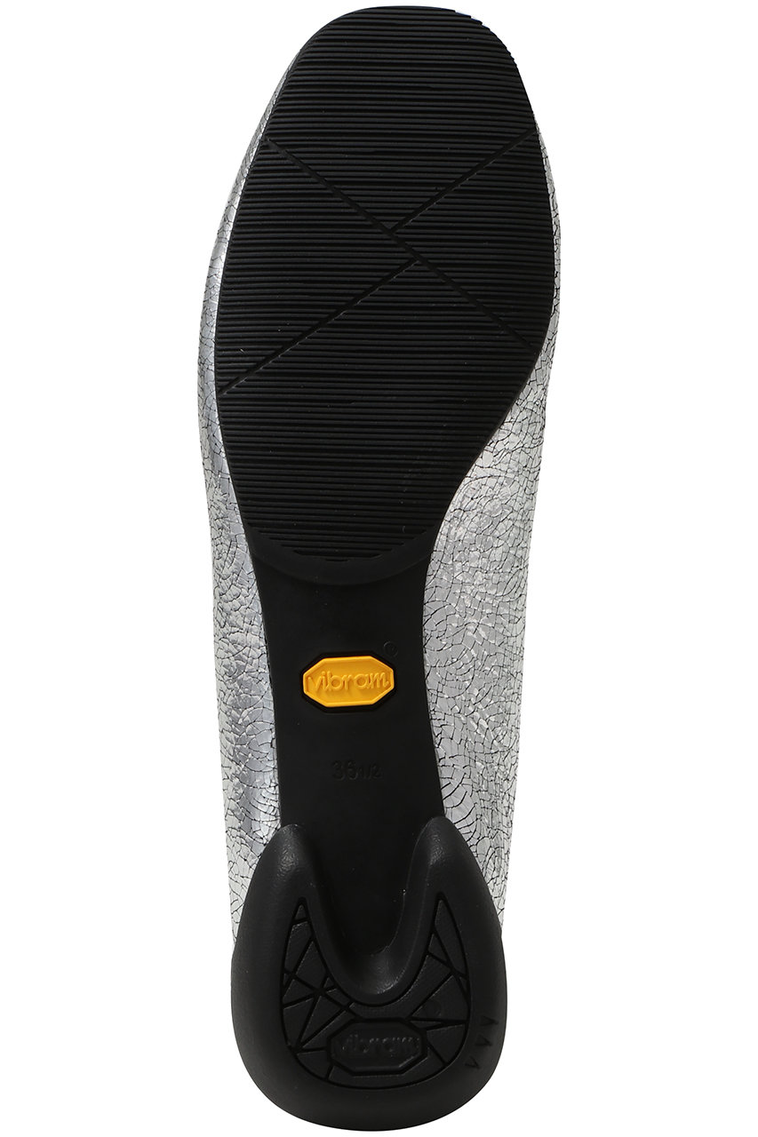 SHISEI バレエシューズ　シルバー　37.5 GATHER BALLET_METALIC / SILVER – SHISEI
